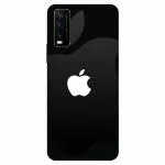 Voleano back cover for Vivo Y20, iphone, logo, apple, logo, slim hard mobile back case and cover 