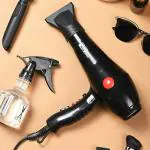 QONETIC Professional Hair Dryer 2800 Watt with Hot and Cold Air for Women and Men, black