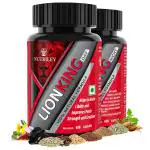 Nutriley Lion King - Mens Wellness Day + Night Capsules, Ayurvedic Men Power (60 +60 Capsules)