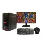 Hasons Processor Intel Core i5 Gen 12400 /Chipset Series H610 (windows 10/1TB HDD/DDR4-4GB /Wired Keybord,Mouse/ Black), screen 21.5