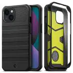 Spigen Geo Armor 360 Black TPU , Polycarbonate and Glass Back Cover Case Compatible with iPhone 13 10 x 4 x 3 cm