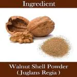 Indo Organic 100% Pure, Natural Walnut Shell Powder | Walnut Shell Powder for Scrub | Walnut Shell Powder for Skin | Walnut Shell Powder for Hair, Pack of 2, 200 Gm