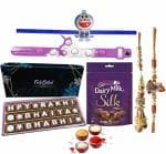 Fabbites Raksha Bandhan Chocolate,Cartoon Light, Pop It Rakhi, Lumba, Tilak Combo Pack (22 X 9 X 2.5 Cm)