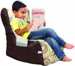 Can Bean Bag ORKA XL Chair Bean Bag Cover (Without Beans) (Multicolor)