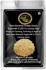 PLATONE Pusa Basmati Sugandha 5::Rice Seeds for Sowing, Farming & Agriculture::5 KG(Pack Of1)