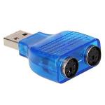 Technotech Usb To Ps2 Dual Converter Connect for Keyboard Mouse