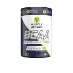 Muscle Asylum Bcaa Powder 300g Sugar Pre/Post & Intra Workout Muscle Recovery Drink with Amino Acids - 3g of BCAAs With Nootropics Matrix for Men & Women (50 Servings, Fruit Punch)