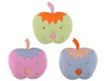 Aarushi Multicolour Apple Shape and Comfortable Baby Pillow 24 x 20 cm (pack of 3)