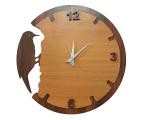 TC THE CUSTOMIZERS Analog Brown Round Engineered Wood Wall Clock (11 x 11 inch) TC001