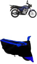 RONISH Two Wheeler Cover for Bajaj (Boxer, Black, Blue)