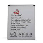 Mobcrown diBri BATTERYGOD Full Capacity Proper 1500 mAh Battery for LYF Wind 5 (365870ARE)