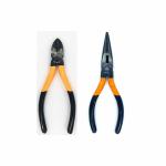 PERFECT TECH Combo 2 Pcs Long Nose Plier 6 inch | Side Cutter Plier 6 inch | Double Dip Set | Plier Tool Kit Set | Cutting Player | Anti Slip Handle |Trimming Edges & Clamping Wire |Plumber Hand Tools