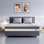 Durfi Original Grey Memory Foam Orthopedic Certified Luxury Bed Mattress King Size 72x72x6 inch