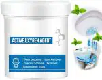OXILY Toilet Cleaner, Toilet Active Oxygen Cleaner Agent, All Purpose Cleaning Powder Toilet Bowl Foam Cleaner, Powerful Pipe Dredging Agent Cutter 250G