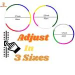 DealBindaas Hula Hoop for Adults Exercise, Classic Design 6 Interlockable Pieces Kids Girls Women Premium Hoola Hoop Ring Adjustable 3 Size 17-27 Inch