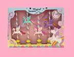 Enorme Magical Unicorn stationery Set with Pencils, Erasers and Sharpener