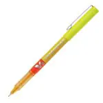 Pilot Hi-Tecpoint V5 0.5mm Extra Fine Point Pure Liquid Ink Roller Ball Pen | Pack of 12 | Yellow Ink