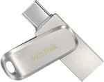 SanDisk Ultra Dual Drive Luxe USB Type C 1TB Flash Drive (Silver, 5Y - SDDDC4-1T00-I35)