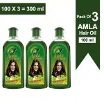 SBS Amla Hair Oil - Pure Indian Gooseberry Oil, Non-Sticky, Non-Greasy - 100ml (Pack Of 3)