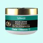 Urbaano Herbal Kojic Shine Face Cream for Pigmentation & Dark Spots (Sun Tan & Acne) with Kojic acid, Oats & Vitamin C - 50gm
