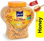 Percy Breakfast Cereal, Honey Corn Flakes [High Iron and Fibre, Zero Cholesterol] Jar, 440 g