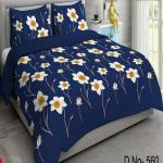 CUSHIFY Premium Super Soft Cotton Bedsheet 228*254 cm (Multicolor)