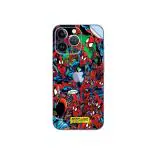 GADGETSWRAP Printed Vinyl Skin Sticker for Apple iPhone 13 Pro - Maximum Spider Man Cartoon.jpg