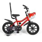 Reach Red Pluto 14T Juniors Kids Cycle With Training Wheels For Boys And Girls