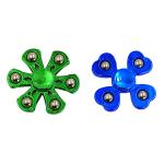 Humaira Metal Mini Fidget Spinner - Engaging Toy for Kids with High Speed Action (Pack of 2)