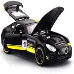 KTRS ENTERPRISE 1:32 Exclusive AMG GTR Die Cast Metal car | Alloy Metal Pull Back Die-cast Metal Cars Toys for Kids with Openable Door & Light Kids' Play Cars & Race Cars Scaled Model Vehicles (1:32 AMG GTR)