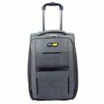 Skysun Grey Polyester Cabin Luggage -20 inches-Grey (S-20-2027-G )
