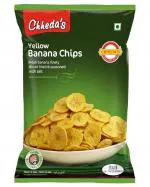 Chheda's Yellow Banana Chips - Banana Wafers, 350Gm Pack of 3