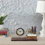 DazzCraft Iron Hand-Painted Antique Doctor's Stethoscope Pen Stand, Antique Showpiece, Decorative Showpiece, Figurine, Pen Stand for Home, Office, Study Table Decoration, Gift Items, Home Decoration & Showcase Items (13x4x13) Inch