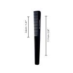 Verceys Carbon Antistatic Comb (No 980)Beard Comb Shaper And For Small Beard comb anti-static heat chemical-resistant for Barber Hair Salon pomade