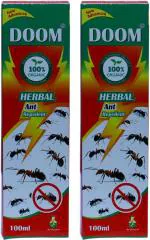 Doom Eucalyptus Oil and Neem Oil and Lemongrass Oil Organic Ant Killer 200 ml (Pack of 2)