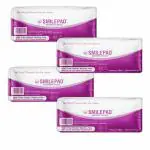 Smilepad Maternity Sticky Pads for Women - 250mm Long with Long Sticky Tape, Pack of 4 (40 Diapers)