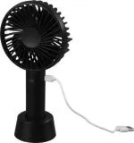 Psight Plastic Mini Portable Wrertr Usb Hand Fan Summer Cooling Table Handy Shopsy - Black