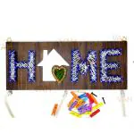 Vah Multicolor Wooden Family Hanging Photo Display Collage Organizer