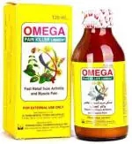 OMEGA Pain Killer Liniment Oil Premium Liquid (120 ml) IRA