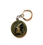 Blue Aura Neotask Gold Metal Stark Winter Is Coming Game Of Thrones Rotating Key Chain