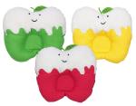 Aarushi Multicolour Apple Shape Baby Pillow 23 x 4 x 20 cm 0 - 1 Y (pack of 3)