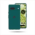 SUPER ME Google Pixel 7 Green Plastic Dust Proof Back Cover