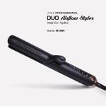 Acee Professionals Duo Airflow Styler Hair Straightener | Wide Floating Plates | Auto lock | 360 degree Swivel Cord | Color Onyx Black |