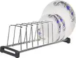 Plantex Rust Proof Silver Stainless Steel Dish Rack (50 x 13 x 15 cm)