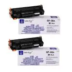 Softly Print 88A CC388A Laserjet Toner Cartrdige | for HP Laserjet Printer M1136, MFP, P1007, P1106, P1108, P1008, M1213nf, MFP, M126nw MFP, M1218nfs, M128fw MFP, M128fn, MFP, M226DW, M226DN PACK 4|Printer Toner Cartridge