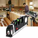 Metreno Level Laser Measuring Tool 3 mode Laser with 8-foot Tape with Ruler Vertical Horizontal Aligner Leveler Tool (18.5 * 6.2 * 83.5cm)