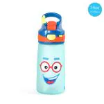 Rabitat Snap Lock Sipper Bottle (410ml, Blue Sparky)