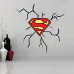 Decor Villa Sign superman Wall Sticker & Decal (PVC Vinyl,Size-58 Cm X 58 Cm)