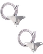 Bathroom Jet Spray Ennius Bathroom Hand Shower and Toilet Shower Jet Spray, Portable Bidet Spray for Toilet | Toilet Hand Jet Spray, (Jet Spray Straight, 1 Meter PVC Tube) ( Pack of 2 ).