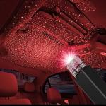 RONIKS USB Roof Star Projector Lights with 3 Modes, USB Portable Adjustable Flexible Interior Car Night Lamp Decor with Romantic Galaxy Atmosphere fit Car, Ceiling, Bedroom, Party